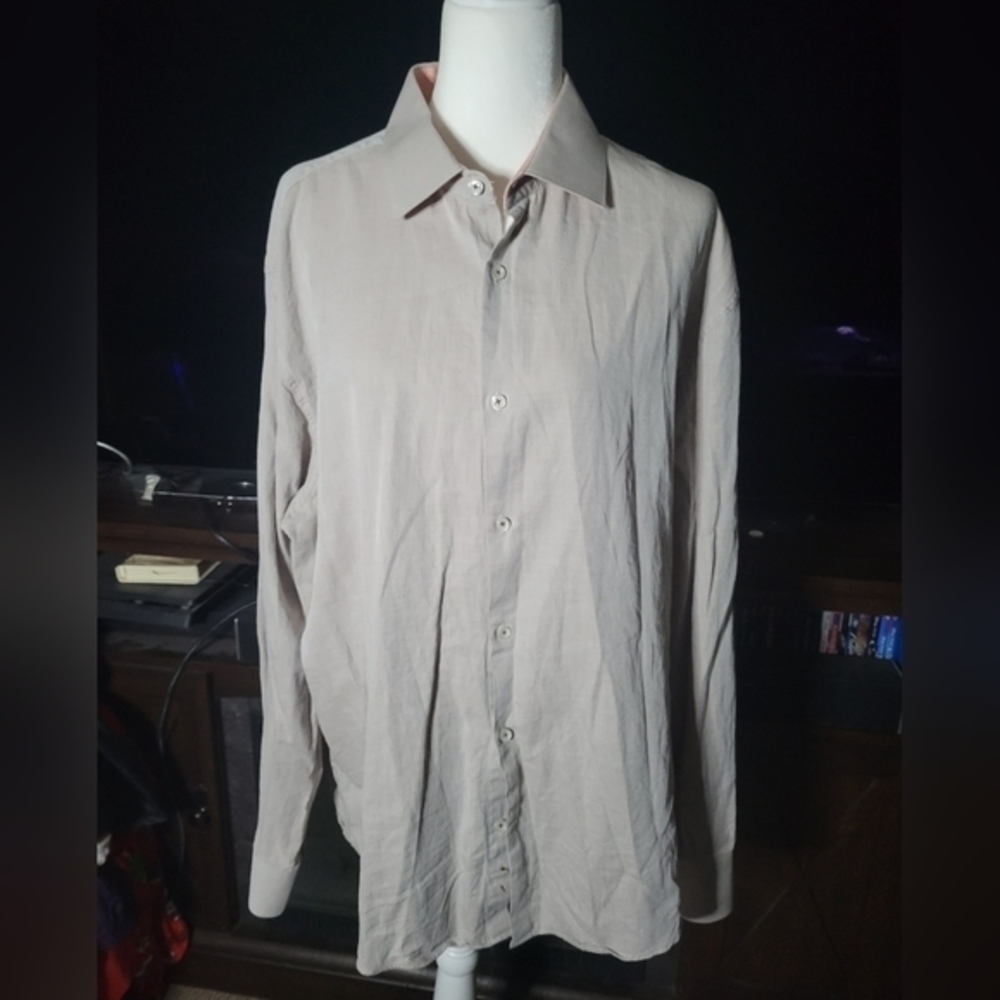 James Tattersall London‎ mens XXL dress shirt button down long sleeve
